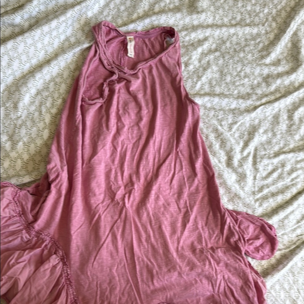 Pink Sleeveless dress